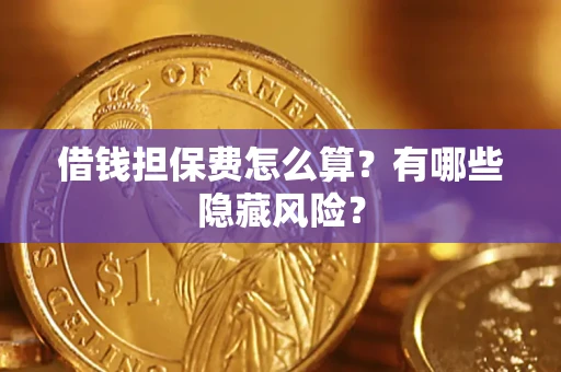 武汉借钱担保费怎么算？有哪些隐藏风险？