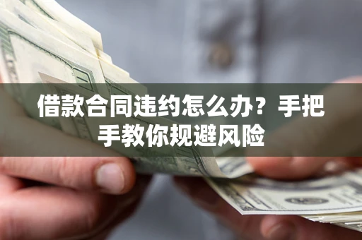 武汉借款合同违约怎么办？手把手教你规避风险
