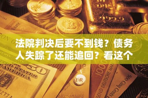 武汉法院判决后要不到钱？债务人失踪了还能追回？看这个方法！