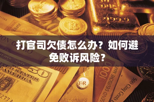 武汉打官司欠债怎么办？如何避免败诉风险？