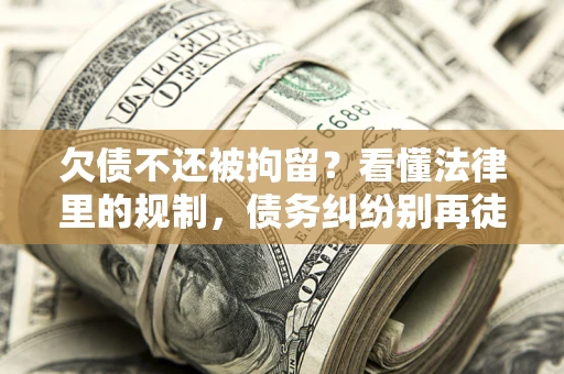武汉欠债不还被拘留？看懂法律里的规制，债务纠纷别再徒劳奔波