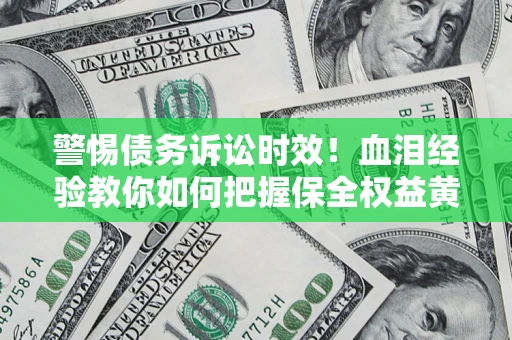 武汉警惕债务诉讼时效！血泪经验教你如何把握保全权益黄金期