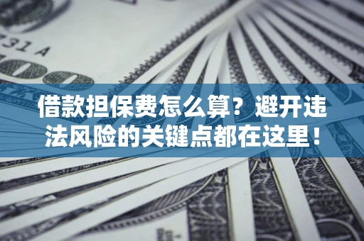 武汉借款担保费怎么算？避开违法风险的关键点都在这里！