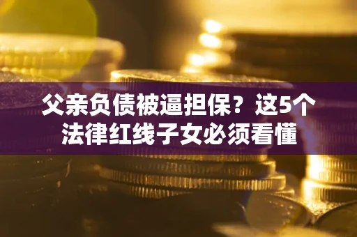 武汉父亲负债被逼担保？这5个法律红线子女必须看懂