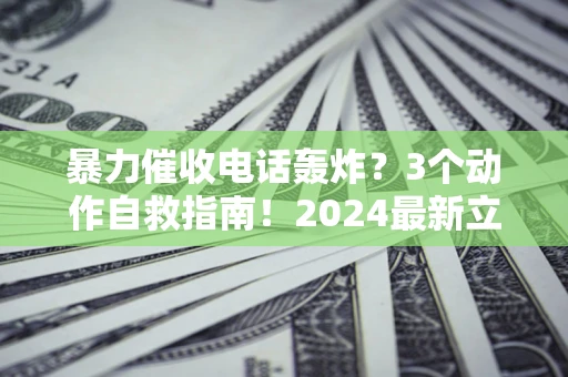 武汉暴力催收电话轰炸？3个动作自救指南！2024最新立案标准全解析
